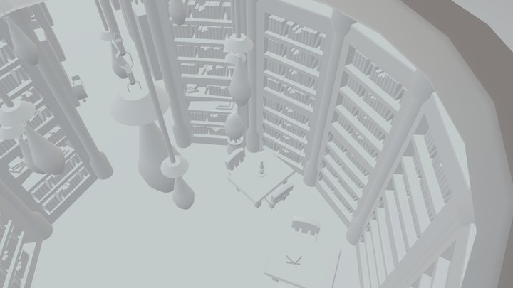 library model 3D Model