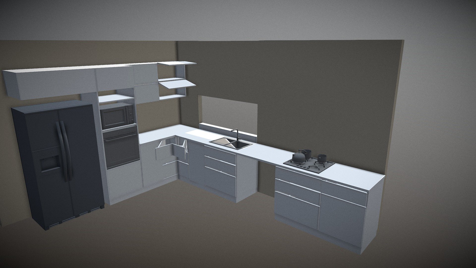 Cocina Modulo A - 3D model by Meblo3d [31ba96f] - Sketchfab