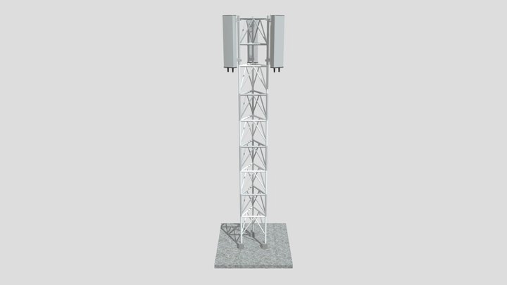 Telco Tower 3D Model