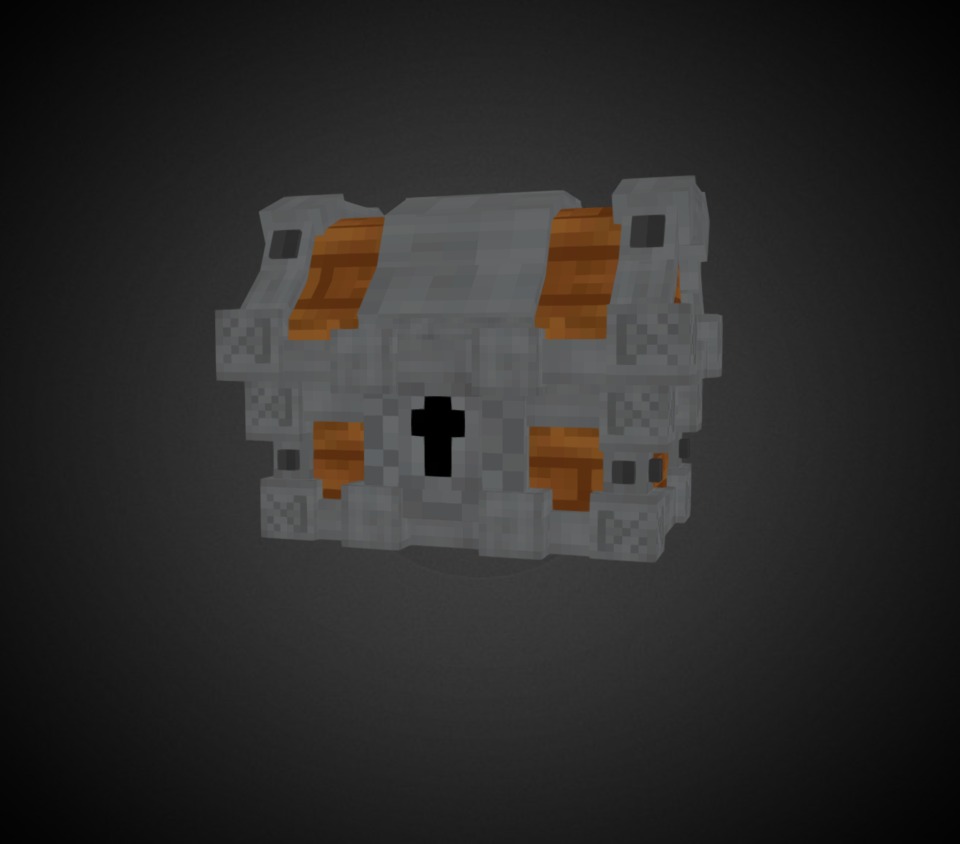 Minecraft - Chest - 3D model by VLordFox (@VLordFox) [31bbd2f]