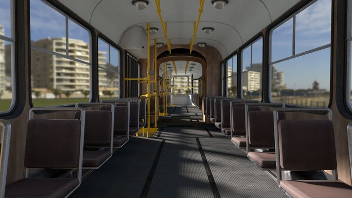 Tramwaj Konstal 102 [bake 2021.11.30] 3D Model
