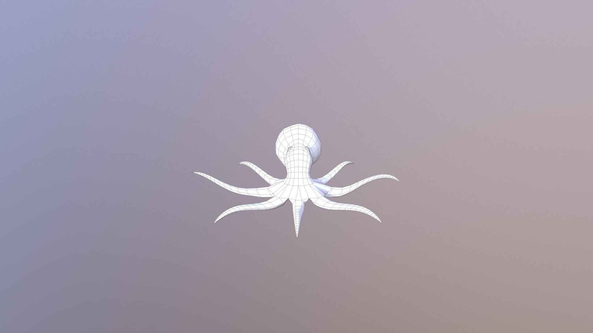 Low-Poly Octopus - 3D model by Dakotes (@lantripdakota) [31bc2b7 ...