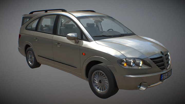 Ssangyong Rodius 2010 3D Model