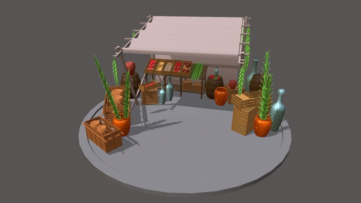 Market 3D Model