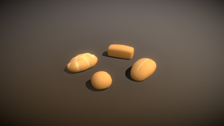 Bread 3D Model