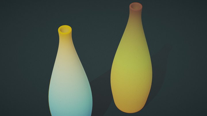 A little color to your interior. 3D Model