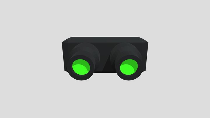 Simple Night Vision Goggles 3D Model