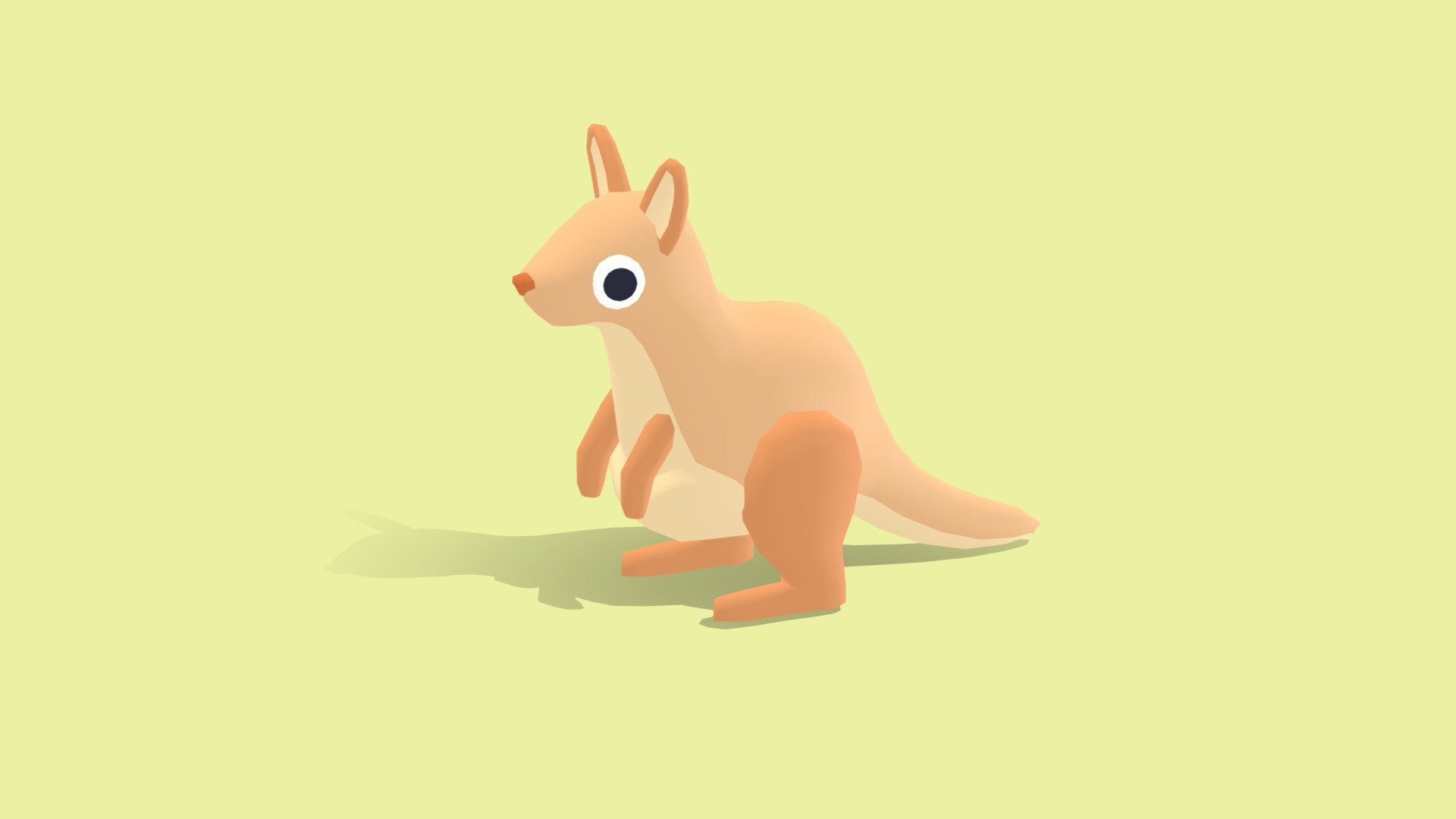 Kangaroo - Quirky Series — Sketchfab embed 3D viewer
