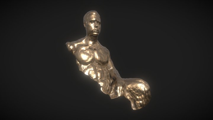 Golden Statue - Kiri Engine 3D Model