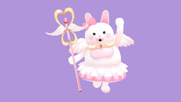 Magical Girl Miracle ★ Usami 3D Model