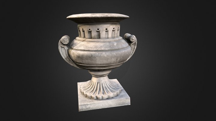 Vase from park 3D Model