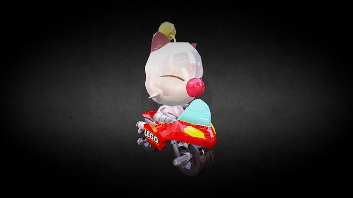 莫古力摩托车 3D Model