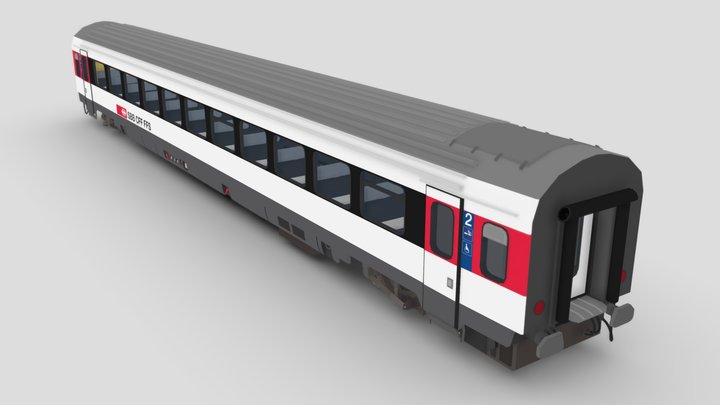 SBB Einheitswagen IV | Rolling Line Mod 3D Model