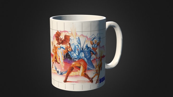 Phantasy star listras sms 3D Model