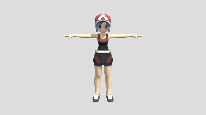 Young Girl 3D Model