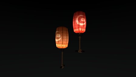 Lanterns for The village Project 3D Model