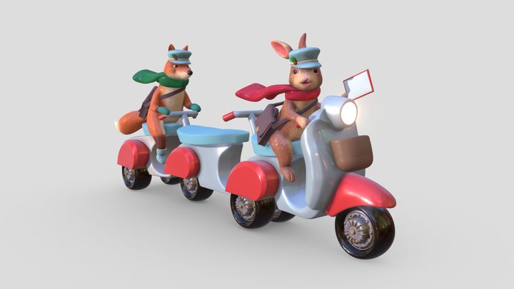 Deliver with Love 3D Model