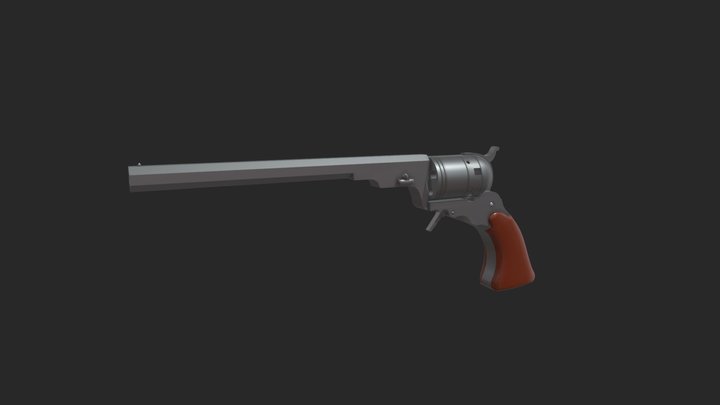 Colt 1836 draft 3D Model