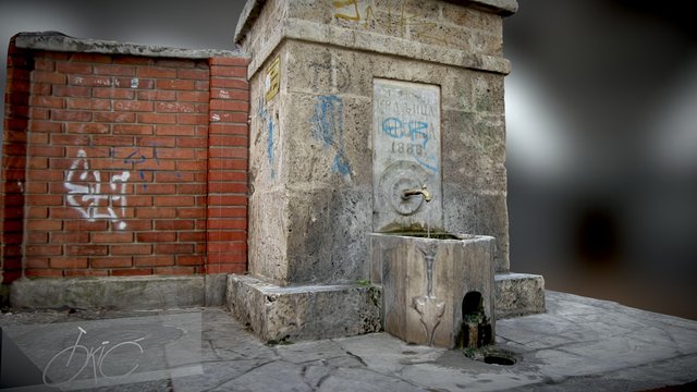 Чесма краљице Наталије у Пироту (animation) 3D Model
