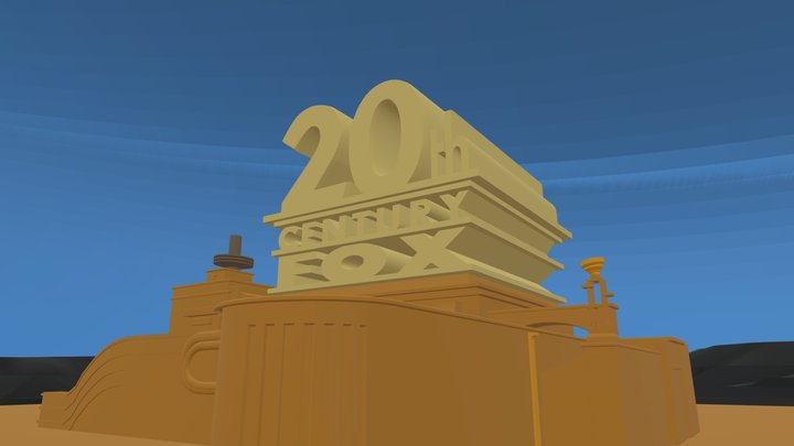 20th Century Fox Logo 3D Model