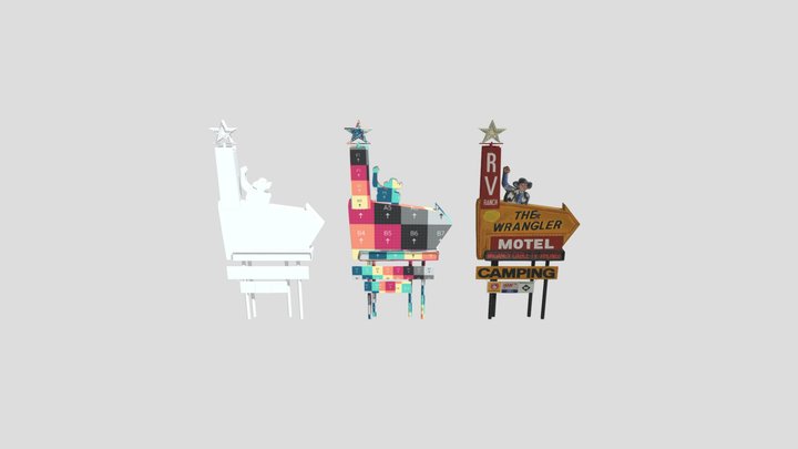 Billboard Practice 3D Model