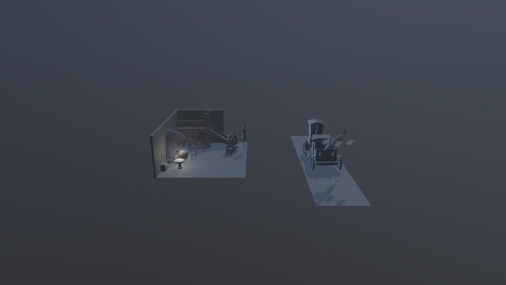 3DZ Howls Moving Castle 3D Model