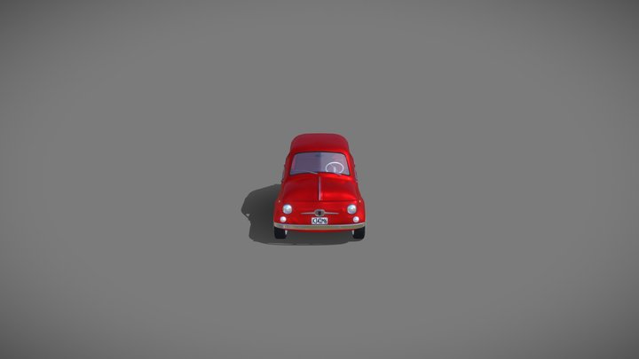 1964 Fiat 500 3D Model