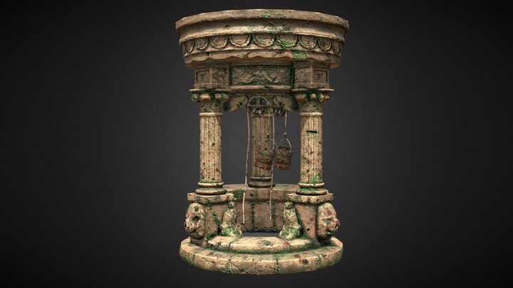 Ancient well 3D Model