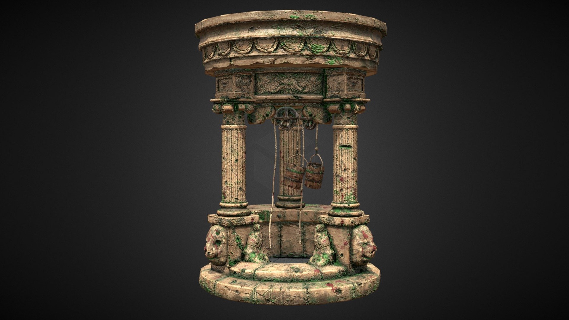 Ancient well - 3D model by laaafite [31c6aa1] - Sketchfab