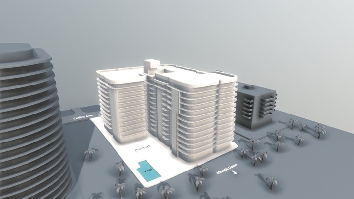 Champlain Towers South 3D Model
