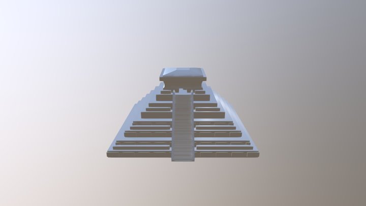 Aztec Temple 3D Model