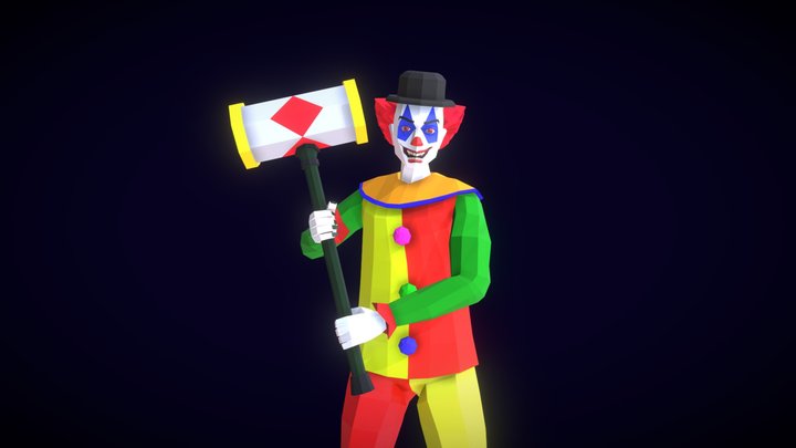 The Evil Clown 3D Model