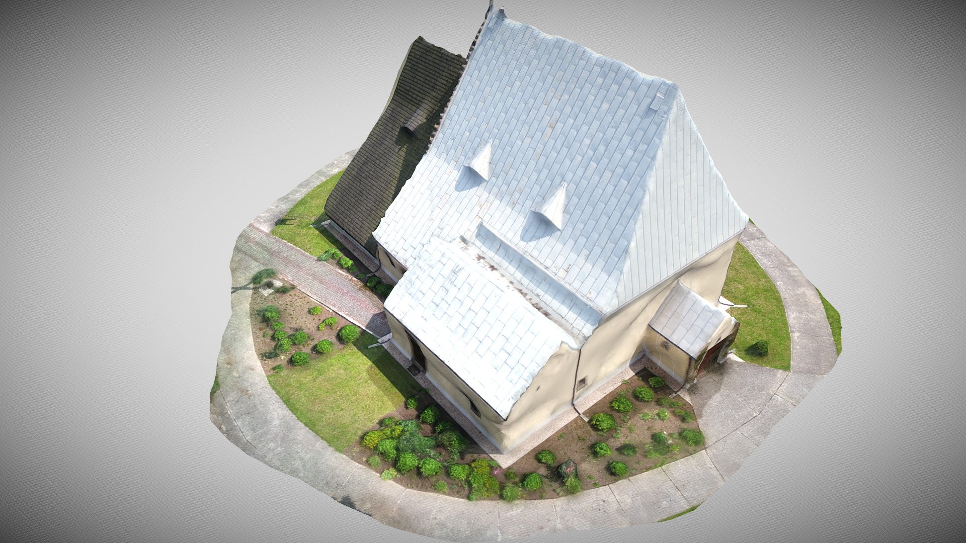 Kosciol Simplified 3d Mesh