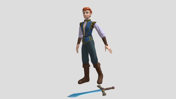Melody the Adventurer 3D Model