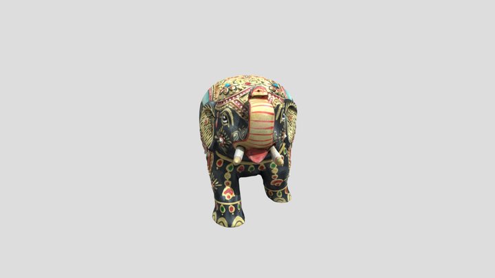 Indian Elefant 3D Model