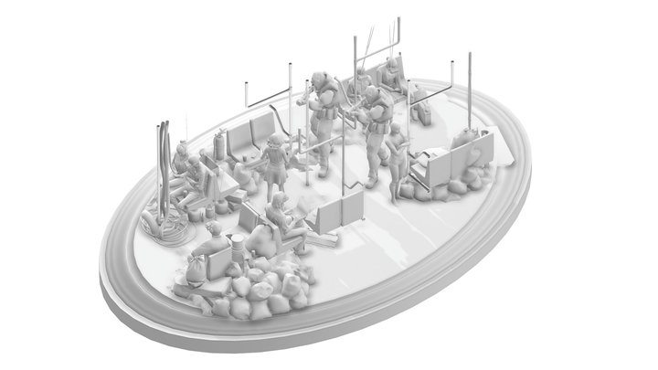 Terminal Stop 3D Model
