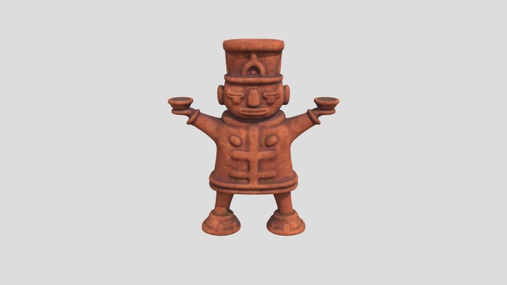 Eternal Ruins Planter 3D Model