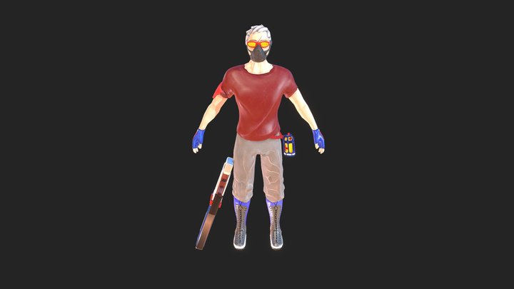 Soldier 76 ( jogging skin ) 3D Model
