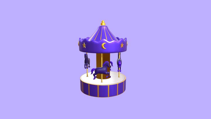 Celestial Carousel 3D Model
