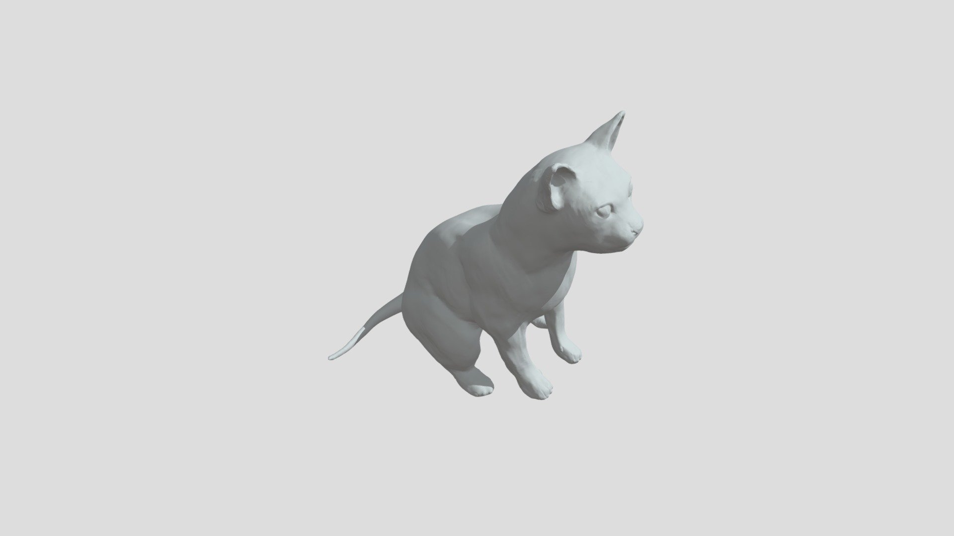 Cat first sculpt
