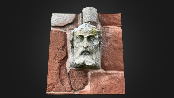 Church Doorway Arch Stop Wroxeter – Modello 3D gratuito STL