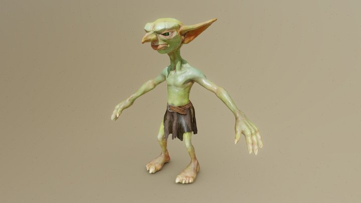 Goblin Character 3D Model