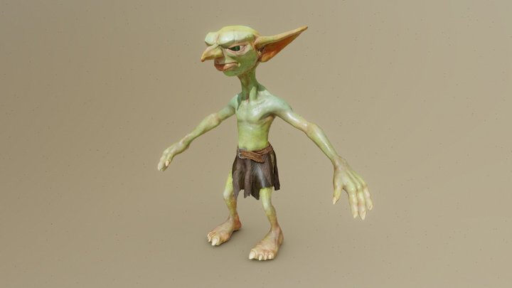 Goblin Character 3D Model