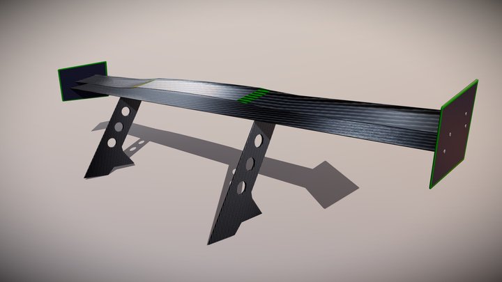 Race Car GT wing 3D Model