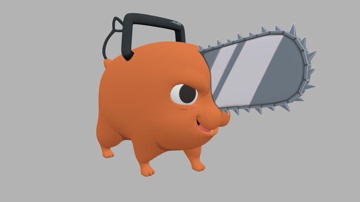 Pochita - Chainsaw Man 3D Model