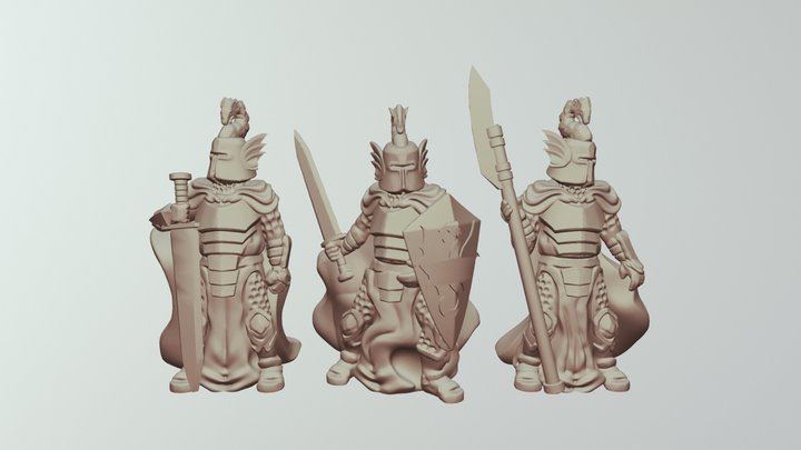 Dragon Knights 3D Model