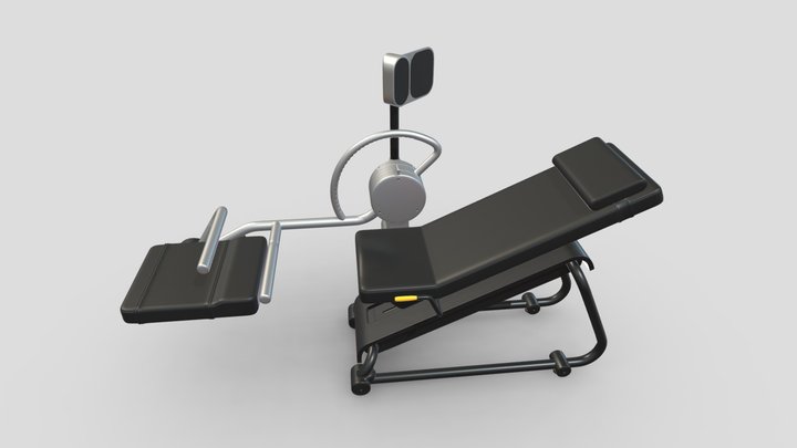 Technogym Flexability Posterior Stretch Machine 3D Model