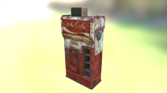 Nuka Cola Machine 3D Model