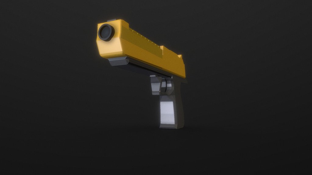 LOW POLY 9MM GUN