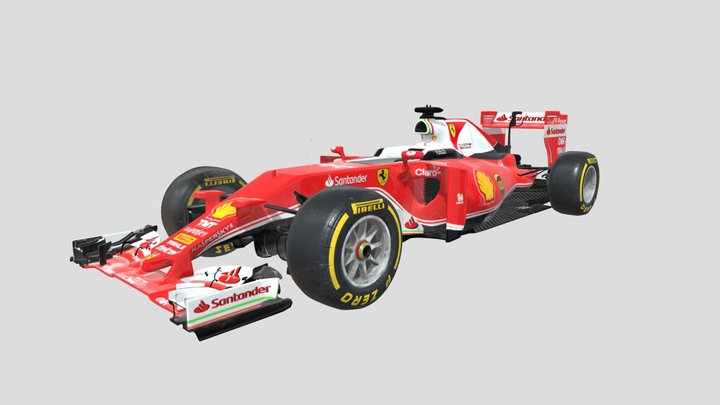 F1-SF16H 3D Model
